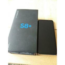 Samsung S8+ Zilver 64GB + snellader en hoesje
