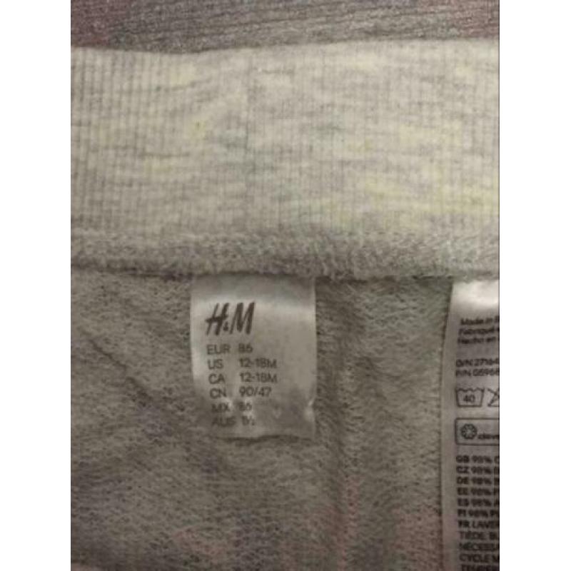 Dieren print broek ,maat: 86