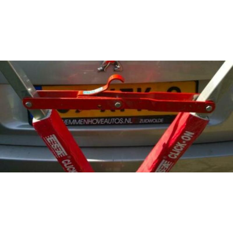 Mini fietsendrager voor op trekhaak