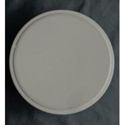BRABANTIA koektrommel koekblik O20xH7cm bewaarblik rond wit