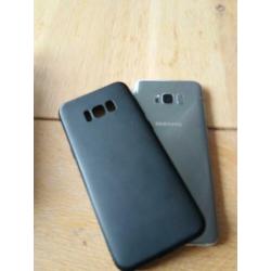 Samsung S8+ Zilver 64GB + snellader en hoesje