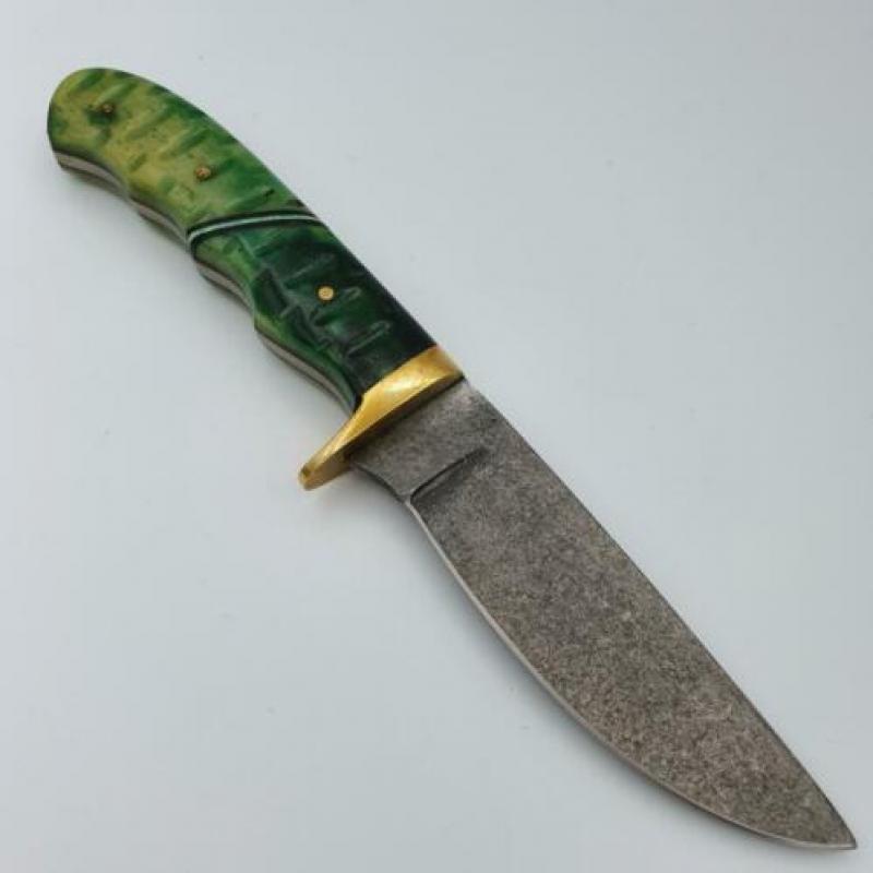 Handgemaakt Gekleurd Been Bushcraft Allround mes