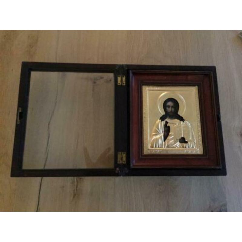 Icoon: hoogglans lijst met glas
