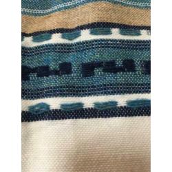 Nieuw geweven kleed/ tafelkleed, mediterraans, wol, 125x220