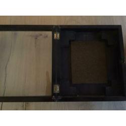 Icoon: hoogglans lijst met glas