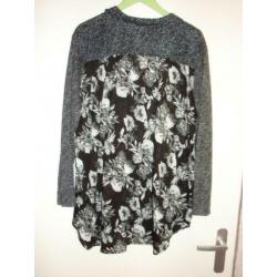 soepele blouse van H en M maat 48/50
