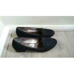 Keurige nette zwarte loafers instap moccasin schoen