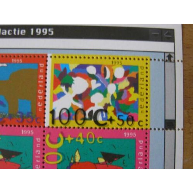 1995: Blok Kinderzegels NVPH 1661; postfris / ongevouwen