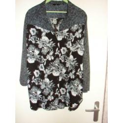 soepele blouse van H en M maat 48/50