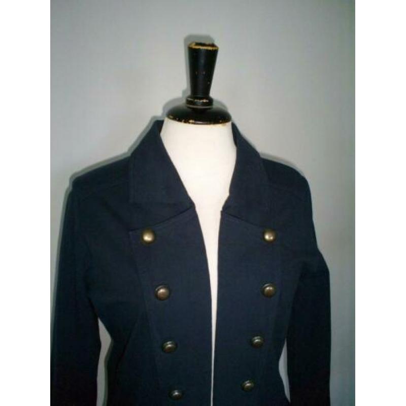 blauw ROZES OF AVALON vest jasje mt. M van college style