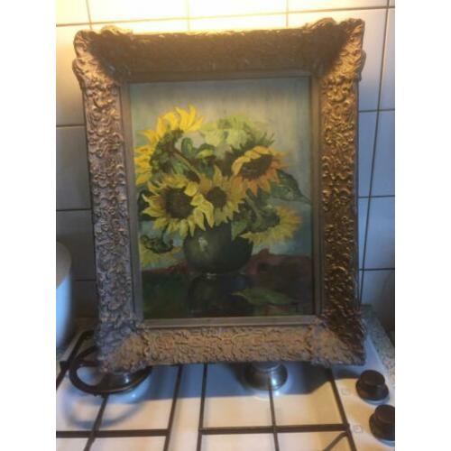 Bloemen schilderij 2 stuks