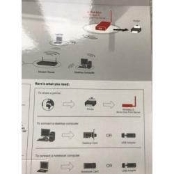 Belkin print server all in one nieuw in doos