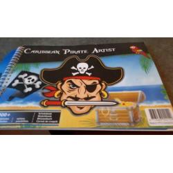 tekenboek Caribbean Pirate Artist