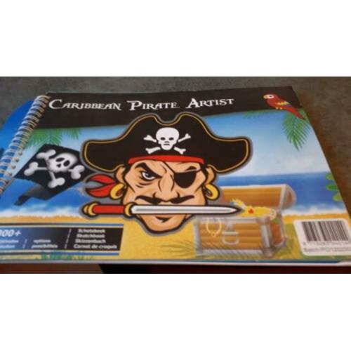 tekenboek Caribbean Pirate Artist