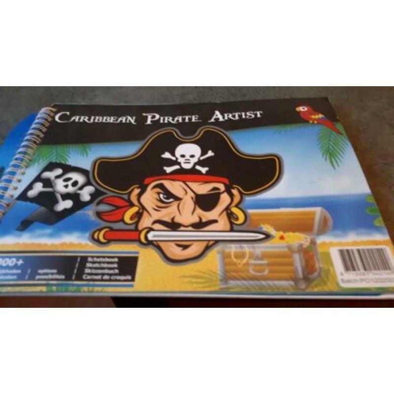 tekenboek Caribbean Pirate Artist