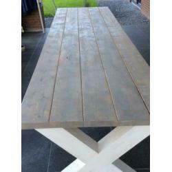 Robuuste tuin tafel 360 cm
