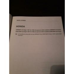 Honda CBR 600 en 1000 1987 1990 Peters handboek werkplaats