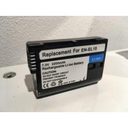 Nikon EN-EL15 accu 2200 mAh
