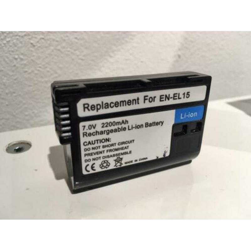 Nikon EN-EL15 accu 2200 mAh