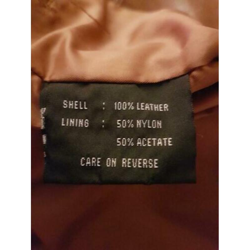 KENNETH COLE leren jasje