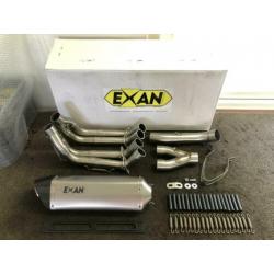 Exan Titanium X-Black Oval uitlaatsysteem YZF-R6 2008-2019