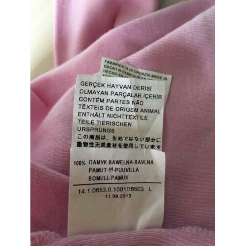 Roze vestje united colors of Benetton maat 38 inclusief verz