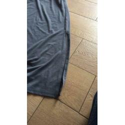 Gave jeansblauwe lange maxi jurk maat 134/140