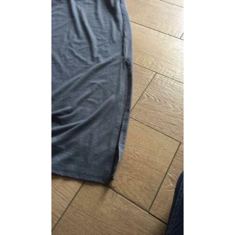 Gave jeansblauwe lange maxi jurk maat 134/140
