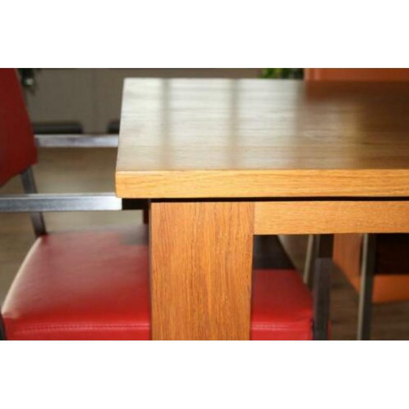 Massief eiken tafel 260 x 100 cm