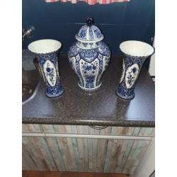 Kaststel delftsblauw 3delig