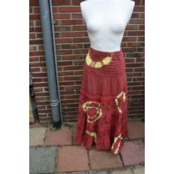 Rok rood Made in india mt M AANBIEDING