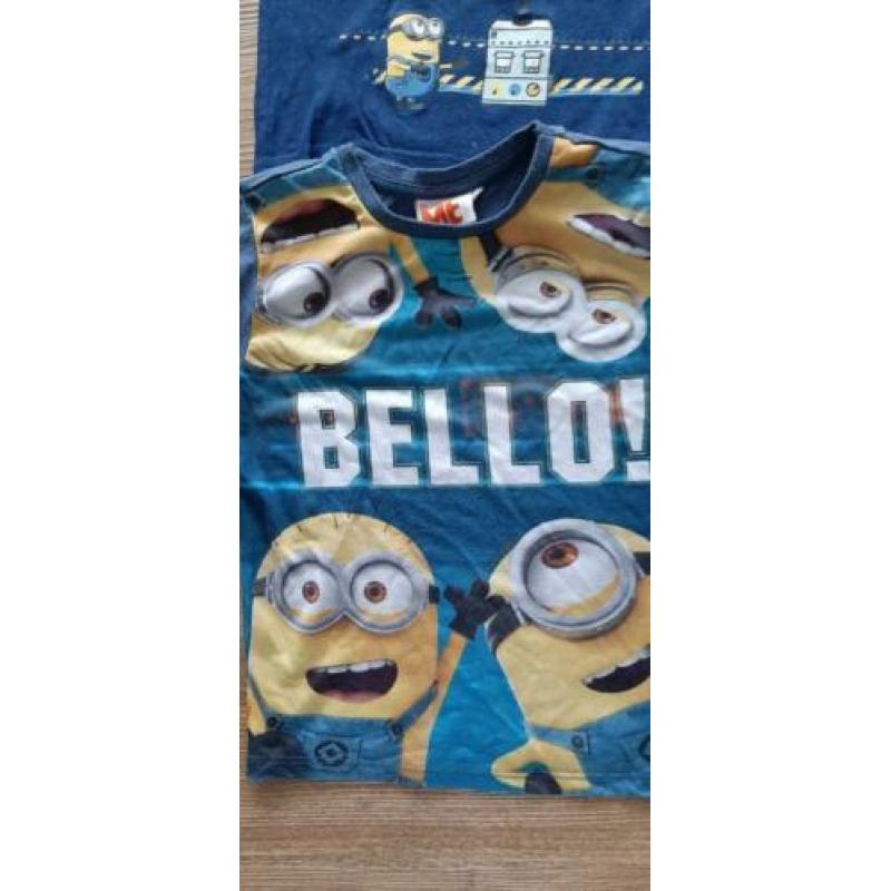 4 tshirts 116-122 oa minion