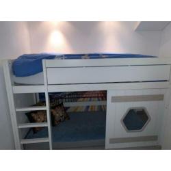 Hoogslaper lifetime kan ook laag bed van gemaakt worden!