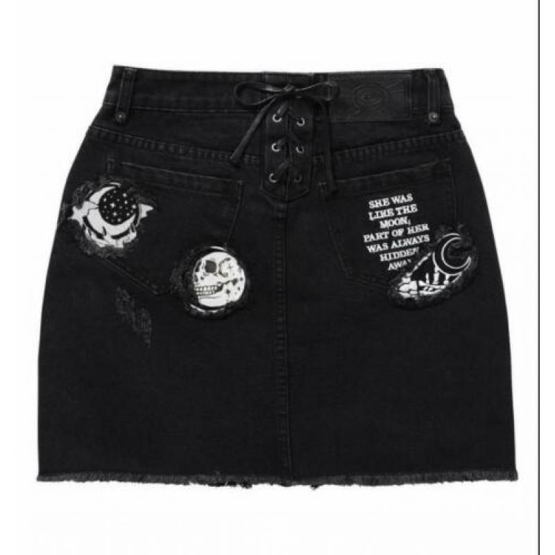 Killstar phased out denim skirt
