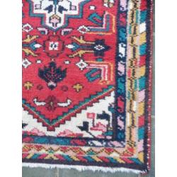 Vintage perzisch India tapijt 125 x 67 cm