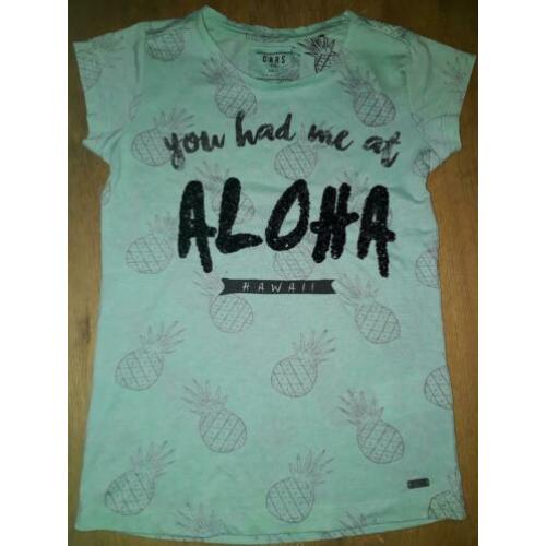 Shirt cars groen 140