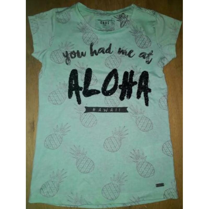 Shirt cars groen 140