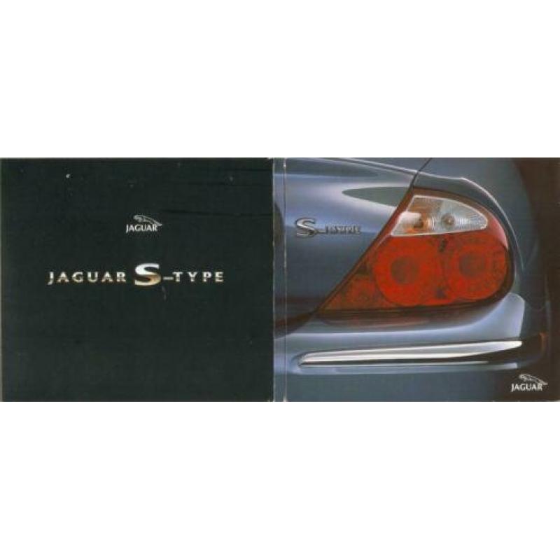 Persmap: Jaguar -S type -begin van een nieuw tijdperk voor J