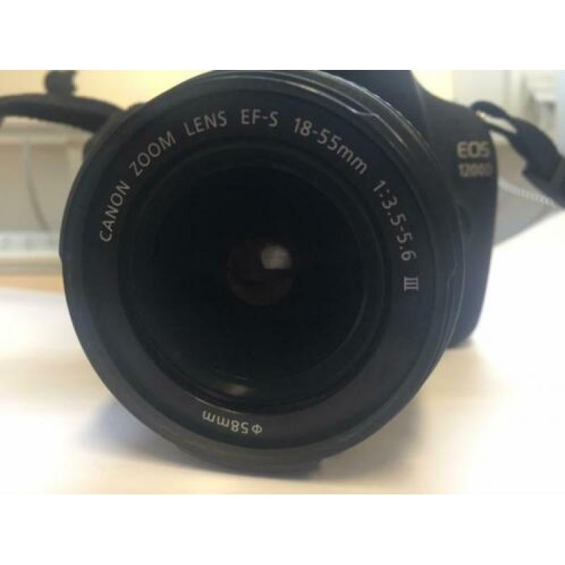 Canon 1200D met lens, tas en andere toebehoren