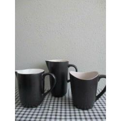 Drie Mooie Vintage Kannen Retro Melkkan