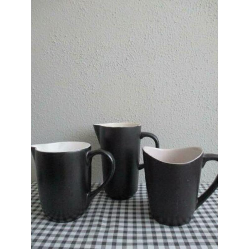 Drie Mooie Vintage Kannen Retro Melkkan
