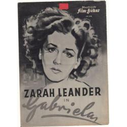 Filmprogramma: "Gabriela", Zarah Leander