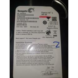 Diverse 3,5 inch SATA harde schijven.