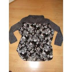 soepele blouse van H en M maat 48/50