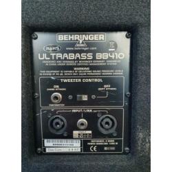 Trace Elliot GP12 SMX + Behringer BB410 ( basversterker )