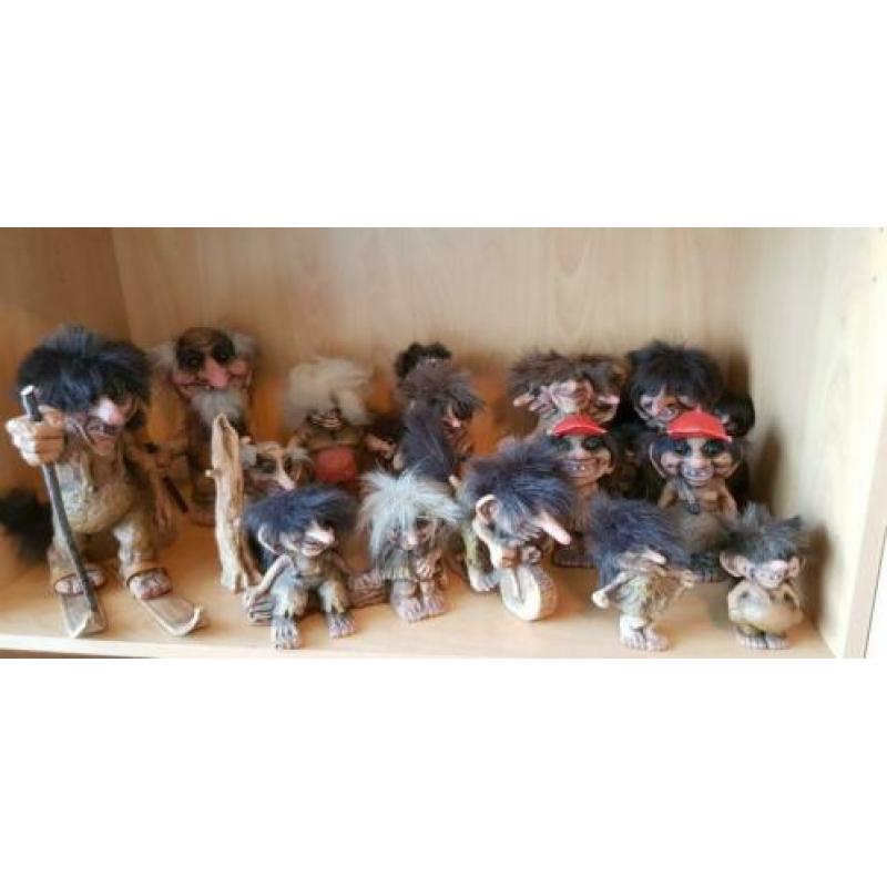 Noorse Trollen 14 stuks verschillende figuren
