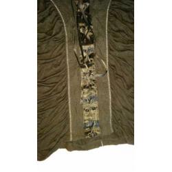 Nette git-zwarte top, mt m
