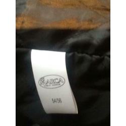 Warme winterjas wind en water dicht maat 54/56 zwart