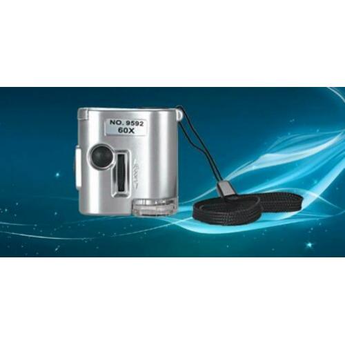 Compacte microscoop - 60 x vergroting voor naaldcontrole!
