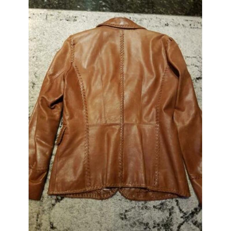 KENNETH COLE leren jasje